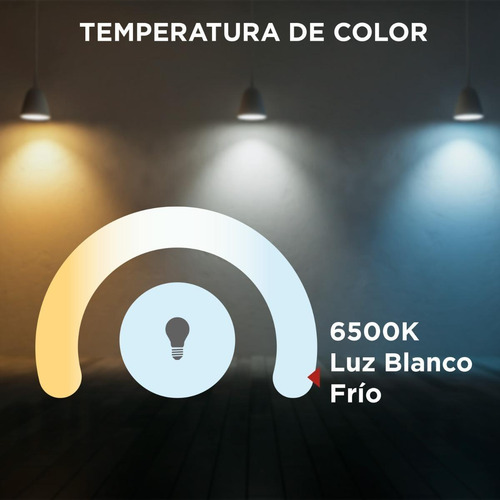 Ampolleta Led Bola A60 12w Luz Blanco Frío E27