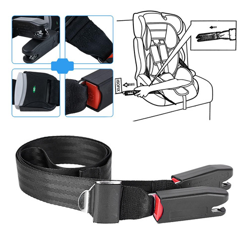 Correas Compatibles Con General Isofix Para Asiento De Bebé