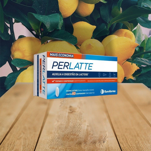 Suplemento de perlatte de lactasa de 9000 fcc, 60 comprimidos, sabor sin sabor