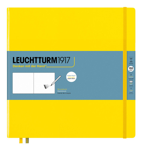 Leuchtturm1917 - Cuaderno De Bocetos Cuadrado De Tapa Dura (