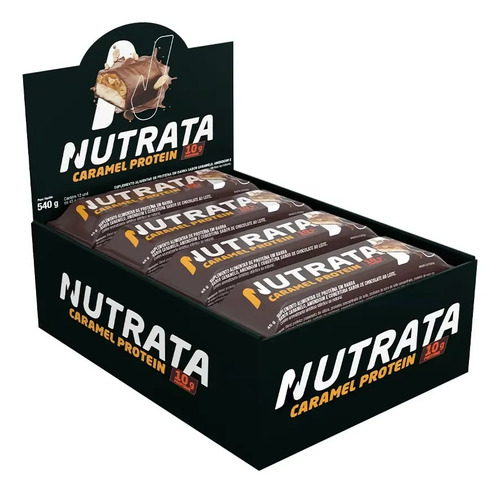 Barra de proteína Nutrata sabor x 45g 12 un