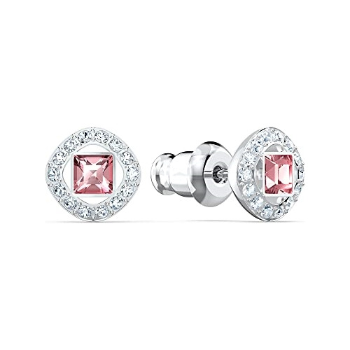 Aretes Para Mujer Con Cristales Rosas
