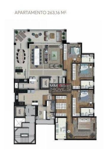Imagem 2 de 2 de Apartamento Com 4 Dormitórios À Venda, 263 M² Por R$ 3.200.000,00 - Santana (zona Norte) - São Paulo/sp - Ap1182