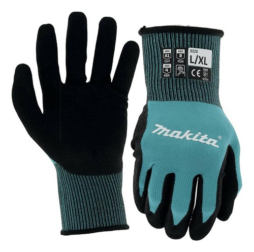 Guantes Anticorte Nitrilo N1 Fitknit Talla G/x Makita T04123