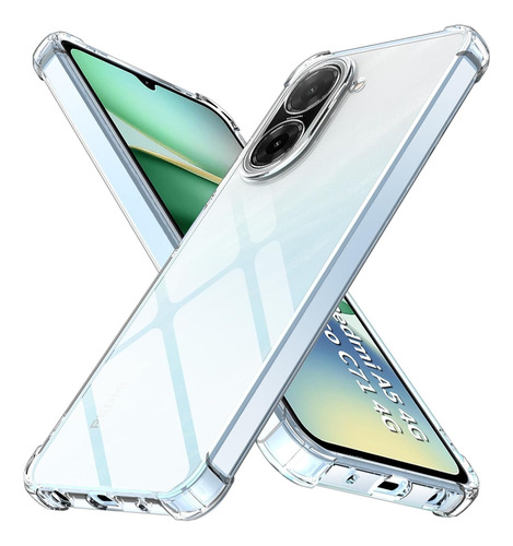 For Redmi A5 4g / Xiaomi Poco C71 Funda Silicona Rudo Uso Transparente