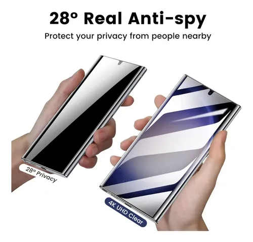 Protector De Pantalla Antiespia Uv Para Xmi Note 14 Pro Plus