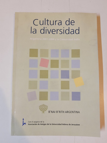 Cultura De La Diversidad - Bnai Brith Argentina L361