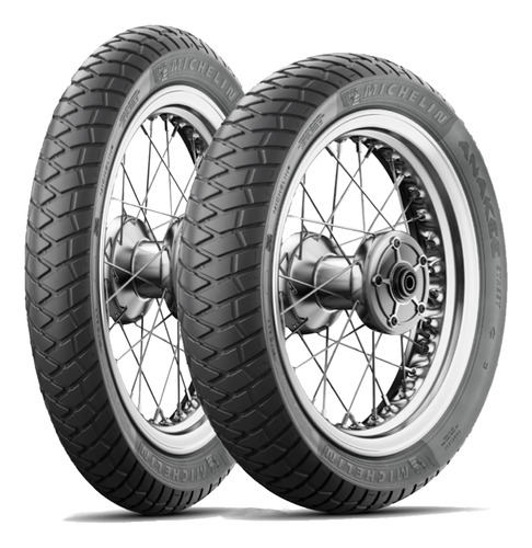 Pneu Par 90/90-21 E 120/80-18 Anakee Street Michelin Xre 300