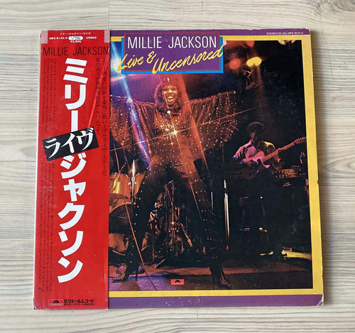 Vinilo Millie  Jackson - Live And Uncensored (1ª Ed. Japón,
