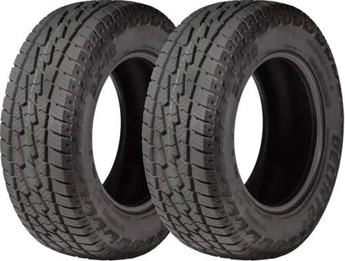 Kit de 2 pneus Delinte Ford Ranger Mitsubishi Pajero Dakar Toyota Hilux SW4 DX-10 Bandit LT LT 265/65R17 112 (1.120Kg)