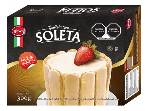 Galletas Soletas Champagne Gisa 300gr 3 Pack Ipg