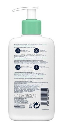 Imagen 3 de 9 de Gel Cerave De Limpieza Piel Normal A Grasa