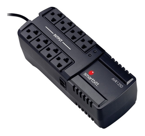 Imagen 1 de 4 de Regulador Smartbitt Electrónico Y Supresor De Picos Avr 1350