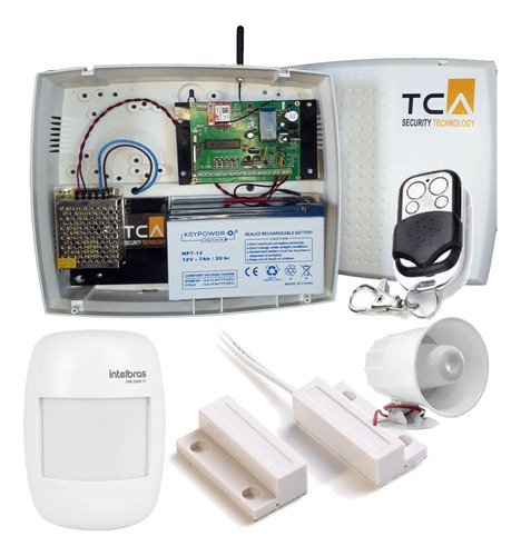 Kit Alarma Tca Cableado Gsm Eco, Para Cabaña, Casa, En Cuota