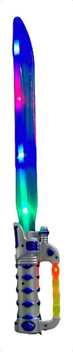 Espada Luz Y Sonido Laser Grande Premio Juguete Color Azul