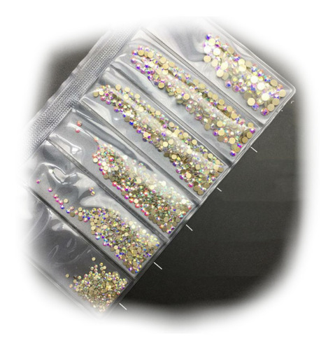 Cristales Swarovski Tornasol Mixto Para Uñas Manicure Nuevo 