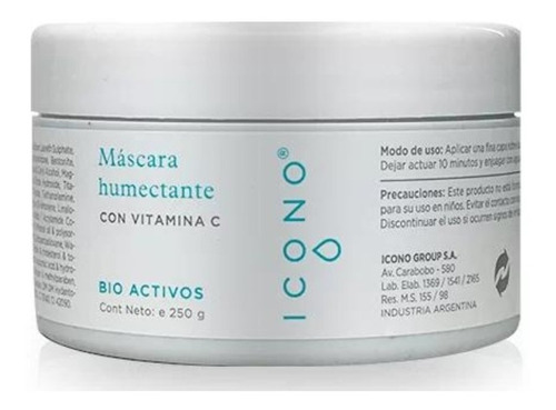 Icono Mascara Humectante Con Vitamina C X 250 G