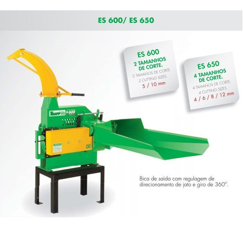 Picadeira Ensiladeira Motor A Gasolina 13,5hp Trapp Es 650g