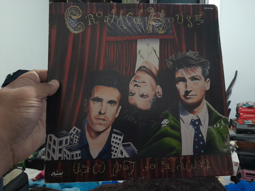 Lp Crowded House Temple Of Low Men En Acetato,long Play