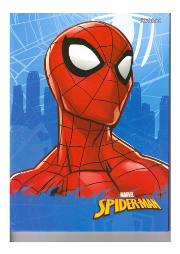 Caderno Brochura Grande Spider Man 80fls Capa Dura