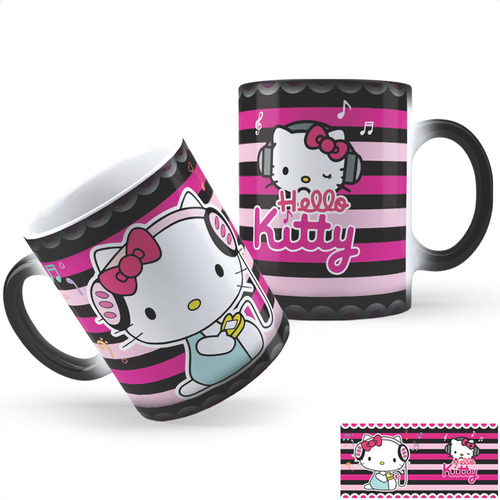 Taza Mágica Hello Kitty Ap Calidad