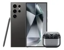 Comprar Samsung Galaxy S24 Ultra 256gb 12ram Titanium Black + Samsung Galaxy Buds 3 Silver