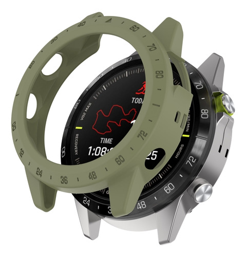 Jungle Green Hollow Watch Case For Garmin Marq 2