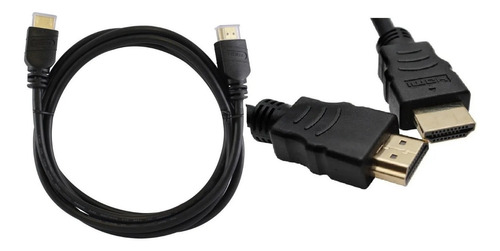 Cable Hdmi Encauchetado 1,5 Metros Negro