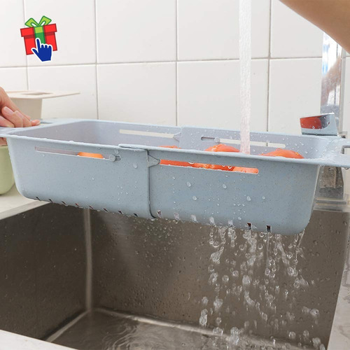 Imagen 6 de 8 de Set X 2 Seca Escurridor Colador Expandible Extensible Xl