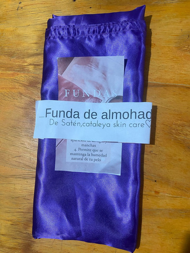 Kit 1 Funda De Almohada Antifrizz+2 Scrunchie D Saten Regalo Violeta