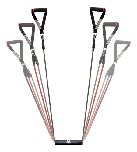 Set Bandas Elásticas Ejercicios De Resistencia Reebok Gym