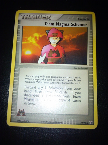 Team Magma Schemer Carta Pokemon 