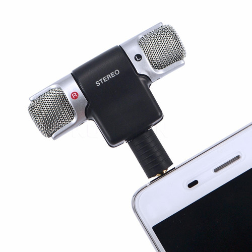 Mini Microphone Stereo (3.5mm Jack) Frete Fixo R$30,00