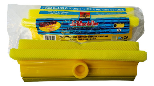30 Limpia Vidrios Manual Con Jalador Y Espuma Palma De Oro
