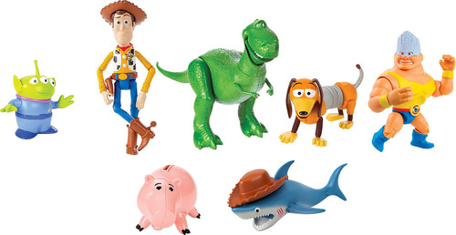 Disney And Pixar Toy Story - Juego De 7 Figuras De Acción