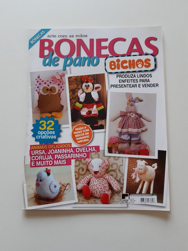 Revista Arte Com As Mãos Bonecas De Pano Bichos F56