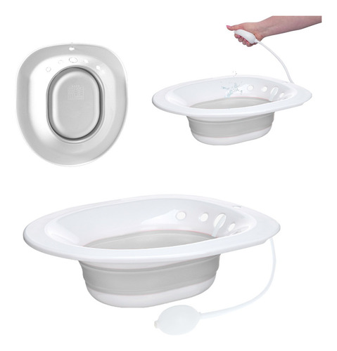 Kit De Baño Sitz Para Hemorroides, Asiento De Inodoro Gris