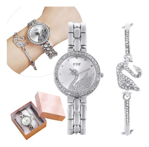 Reloj Pulsera Con Diamantes Para Mujer,elegante De Moda