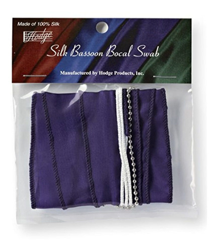 Hodge Silk Bassoon Bocal Swab - Purple