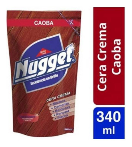 Cera Para Pisos En Crema Doypack 340cc Caoba - Nugget