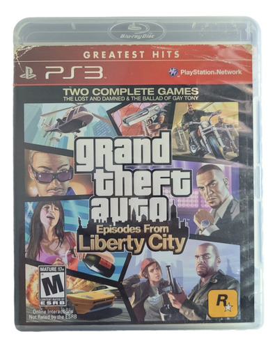 Gta 4 Episodes From Liberty City Ps3 Físico