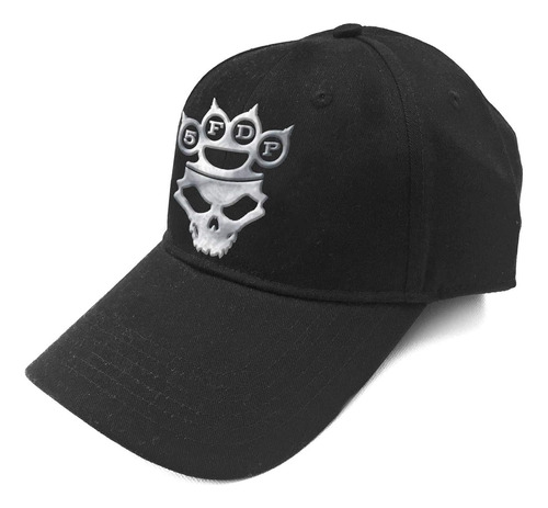 Five Finger Death Punch Gorra De Béisbol Band Logo Silver Of