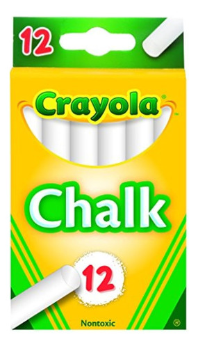 Crayola White Chalk 12 Cada Uno