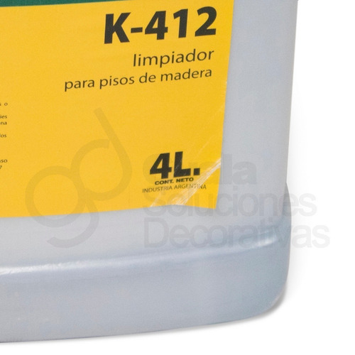 Imagen 3 de 4 de Cleaner Piso Hidrolaqueado Kekol Madera Flotante K412 4l
