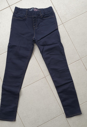 Pantalón Tipo Calza Gap Kids Original Azul Oscuro 12 Años 