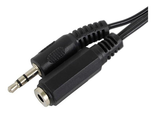 Cabo Extensor Auxiliar P2 Audio Macho X Femea 2 Metros