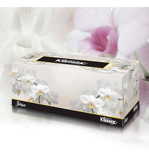 Caja De Pañuelos Desechables Kleenex Triple Hoja 100uds