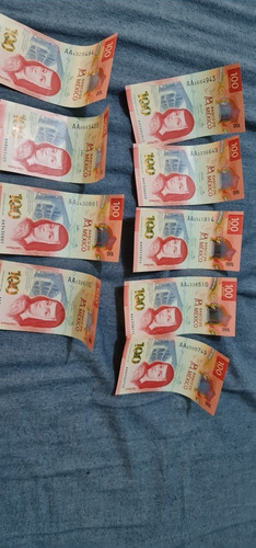 Billetes De 100 Primera Edicion Aa