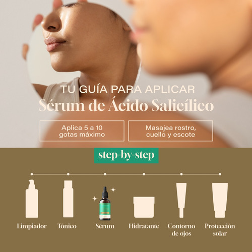 Serum Facial 50ml 2% Acido Salicilico Acido Hialuronico Aloe