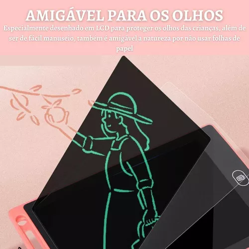 Tablet Mágico Para Desenho 10 Polegadas - Alma Azul